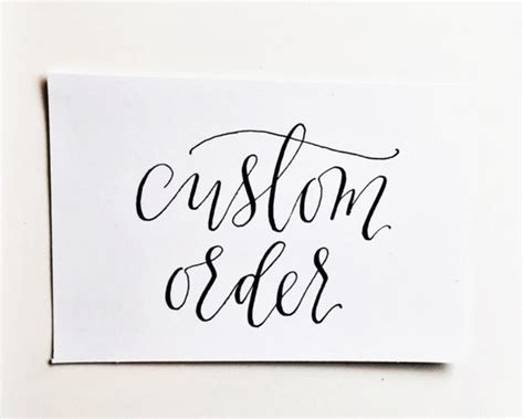 Items Similar To Custom Order On Etsy