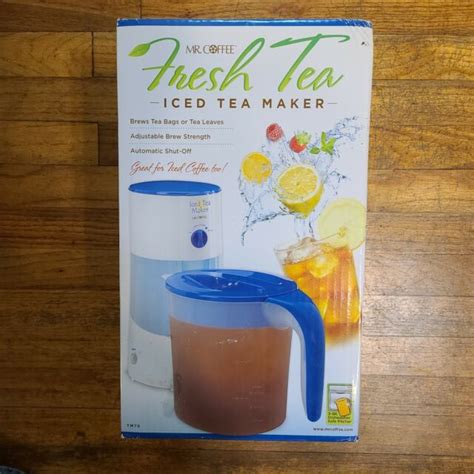 Mr Coffee Tm70 Iced Tea Maker With Pitcher Blue 3 Qt For Sale Online