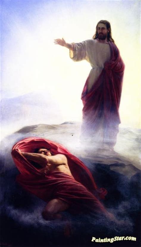 The Temptation Of Jesus Artwork By Carl Heinrich Bloch Oil Painting