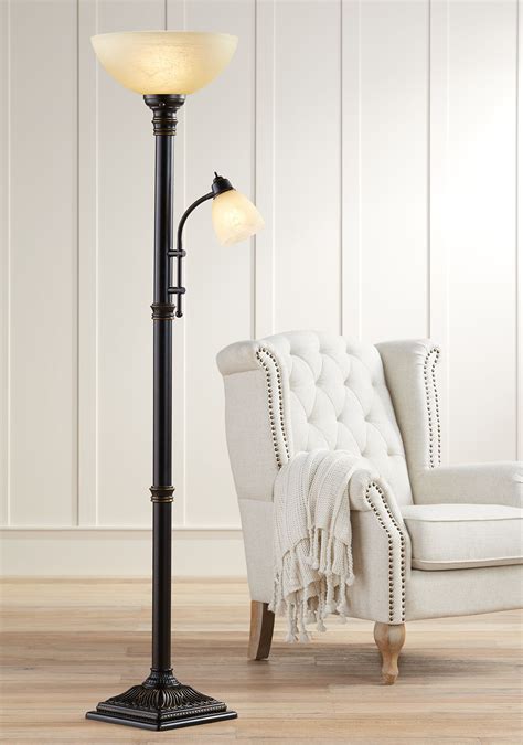 About 63% of these are floor lamps. Regency Hill Traditional Torchiere Floor Lamp 2-Light ...