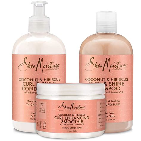 Amazon Com Shea Moisture Shampoo And Conditioner Set Coconut And