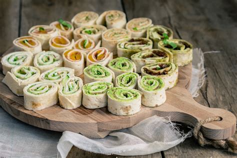 5 x wrap hapjes