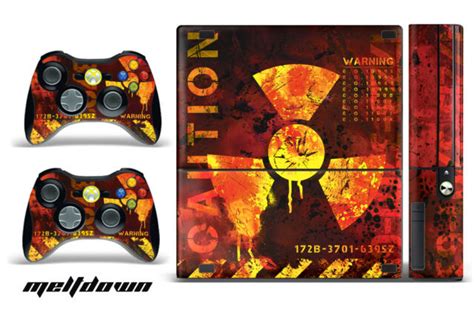 Skin Decal Wrap For Xbox 360 E Gaming Console And Controller Sticker