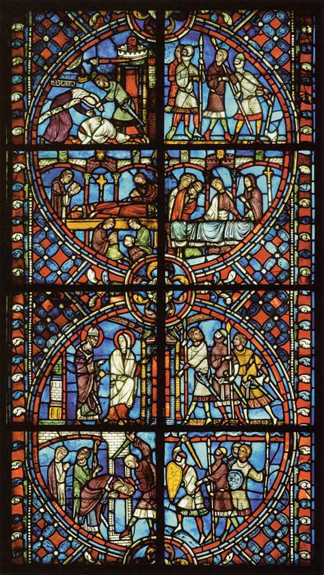 Romanesque And Gothic Stained Glass Windows 13th Century