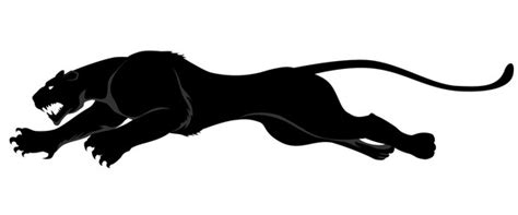 Running Panther Silhouette