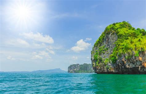 Island Beautiful Ocean Sea Beach Seascape Thailand Andaman Islands