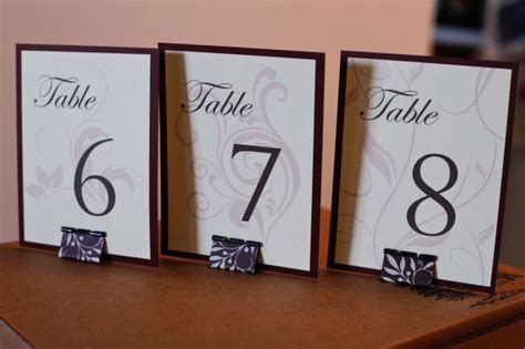 Diy Table Numbers And Stands Weddingbee Photo Gallery Diy Table