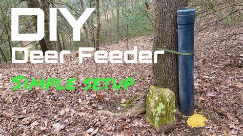 Diy Home Made Deer Feeder Simple Easy Setup Youtube