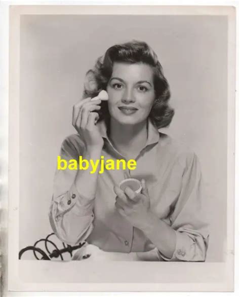 Angie Dickinson Original 8x10 Photo Young Putting On Makeup 1950s Mgm