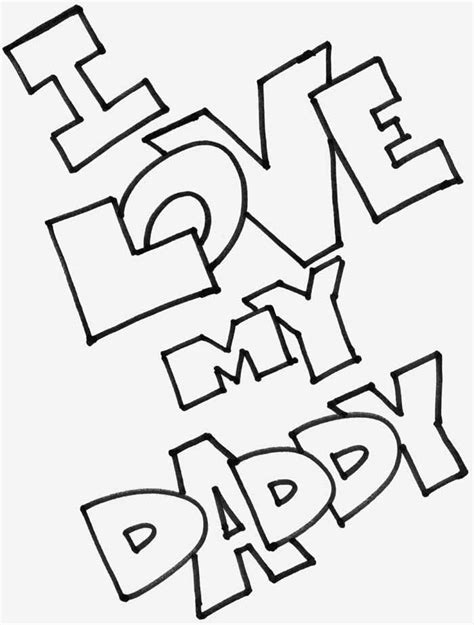 I love mom colouring pages and dad coloring printable lovemother s day to print happy birthday barbie you mama. I Love You Dad Coloring Pages | Fathers day coloring page ...