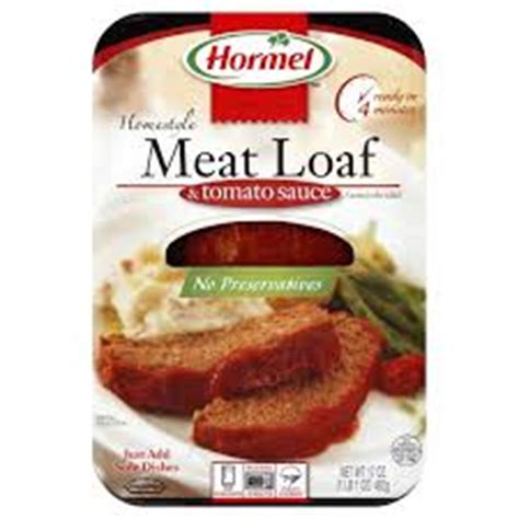 Meanwhile, make the tomato sauce; Hormel Homestyle Meat Loaf & Tomato Sauce