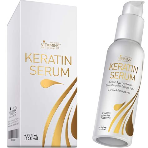 Vitamins Keratin Protein Hair Serum Biotin Anti Frizz