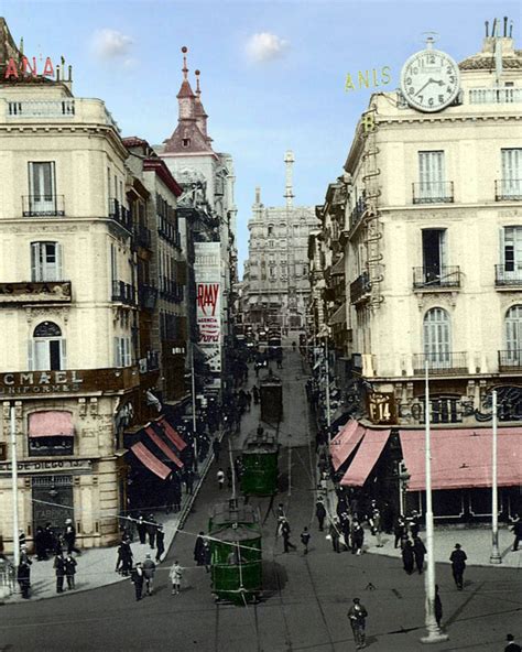 Madrid Antiguo Color Portal Fuenterrebollo Fotos Antiguas Fotos