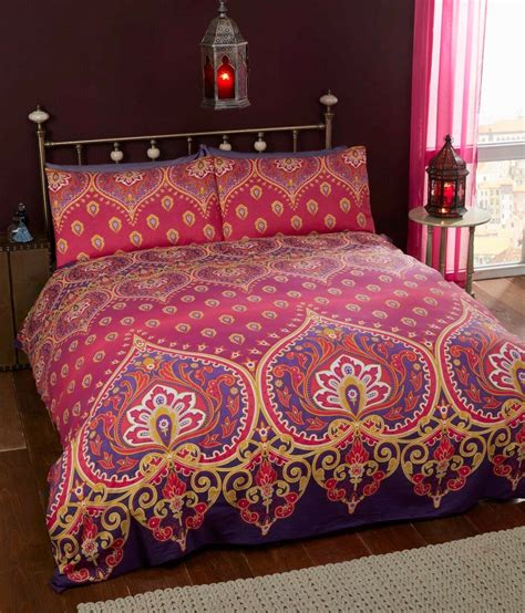 rapport-asha-indian-asian-ethnic-duvet-cover-bedding-set-ruby-red-bb-textiles-bb-textiles