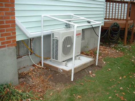 The side that stays hot the longest! Protect Your Outdoor Heat Pump from Heavy New England Snow ...