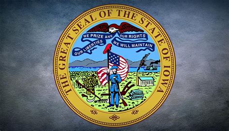 The Great Seal Of The State Of Iowa Photograph By Movie