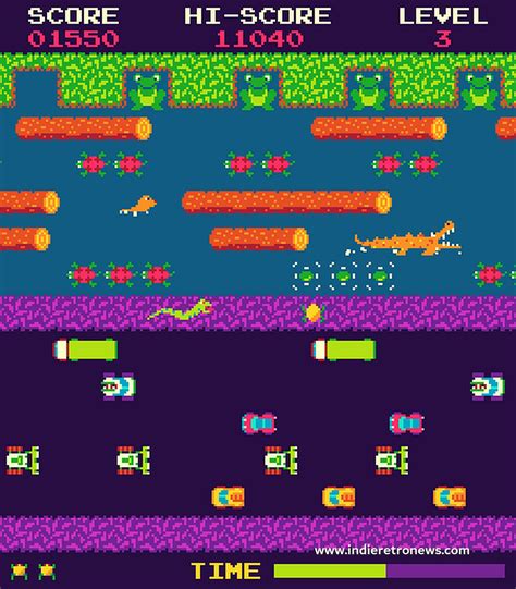 Defrog Classic 1980s Frogger Remade For Your Browser Home Arcade
