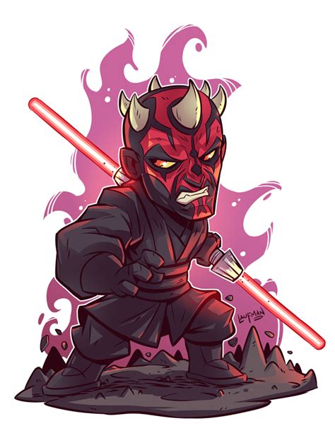 Chibi Darth Maul By Dereklaufman On Deviantart