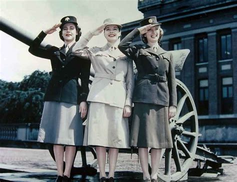 1945 World War Ii Wac Young Women Photo Us Army Officers Party Uniforms Art And Collectibles Black