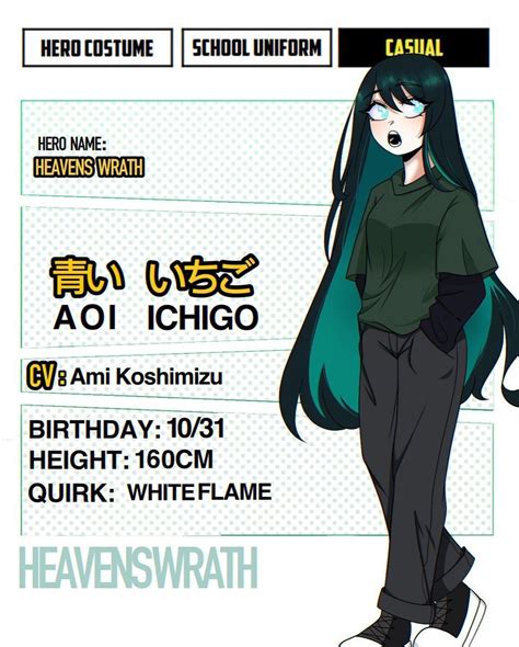 Credseiikyuu Bnha Oc Em 2021 Personagens De Anime Ficha De Cloud Hot Girl