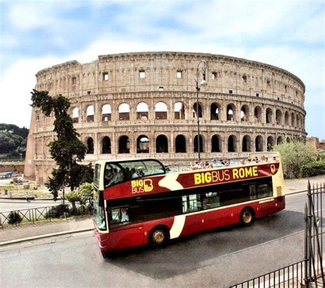 Rome Hop On And Hop Off Big Bus Ticket Colosseum Rome Tickets