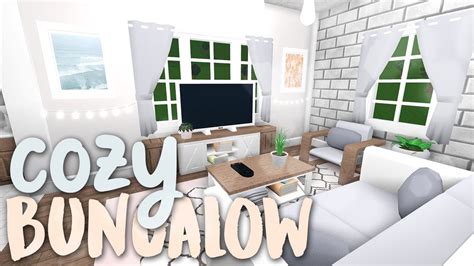 Lastly, you can turn your living room into a luscious vacation villa just like this bloxburg room. COZY BUNGALOW HOME | 44k | bloxburg build | alixia ...