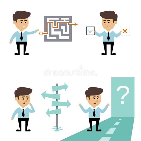 Job Search Strategy Flat Infographic Banner Stock Vector Illustration