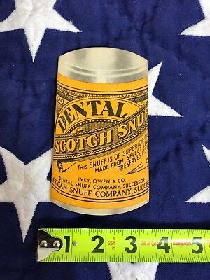 Vintage Dental Scotch Sweet Snuff Note Pads By American Snuff Co Nos
