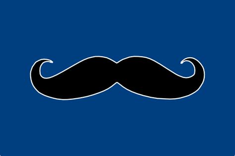 Blue Mustache Clip Art At Clker Com Vector Clip Art Online Royalty