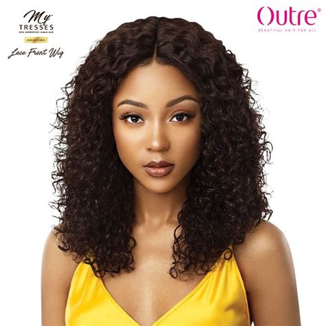 Outre Mytresses Gold Label Unprocessed Human Hair Lace Front Wig Natural Jerry