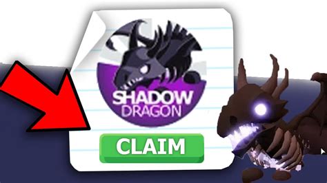 How To Get FREE SHADOW DRAGON In Adopt Me UPDATE YouTube