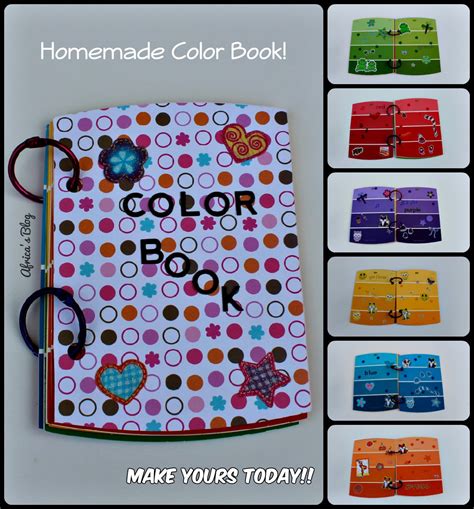 Teach Your Toddler Colors ~ Homemade Color Book Diy