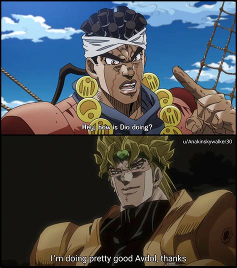 Avdol Is Such A Nice Guy Rshitpostcrusaders