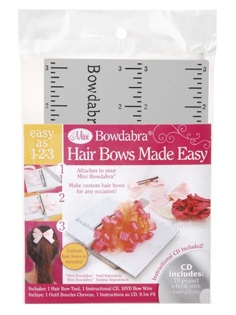 Diy Hair Bows Kit How To Make A Hair Bow Tool
