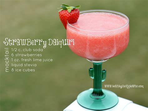 Strawberry Daiquiri Mocktail Healthy Living How To