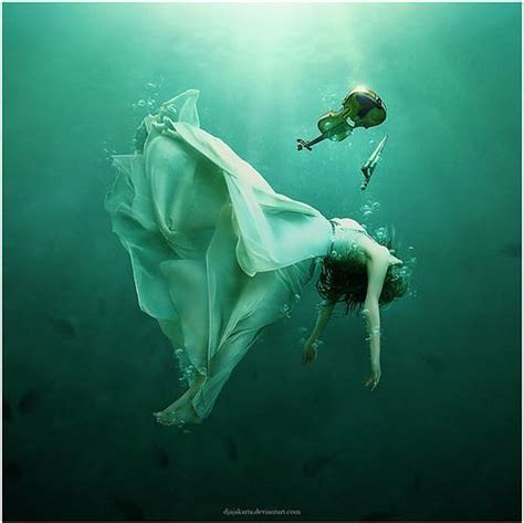 Girl Drowning In Water Image ~ Couple Picture