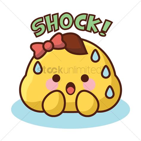 Cartoon Character Feeling Shocked Vector Image 1957189 Stockunlimited