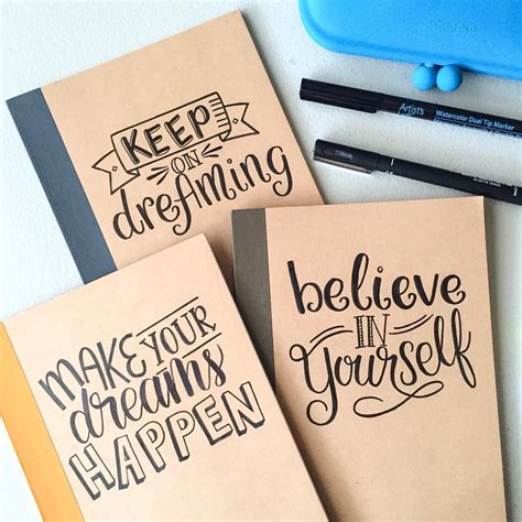 Have Your Favorite Quote Written On The Cover Of A Notebook 📒 For