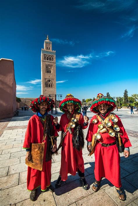 Group Of North African Men In Traditional Moroccan Clothing Moroccan