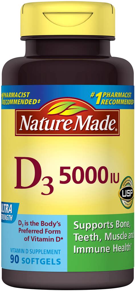 Maybe you would like to learn more about one of these? Nature Made Vitamin D3 5000 IU, 90 Softgels - Health ...