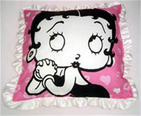 Betty Boop Pink Kisses Decorative Pillow