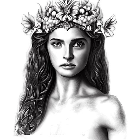 Greek Goddess Full Body Graphic · Creative Fabrica