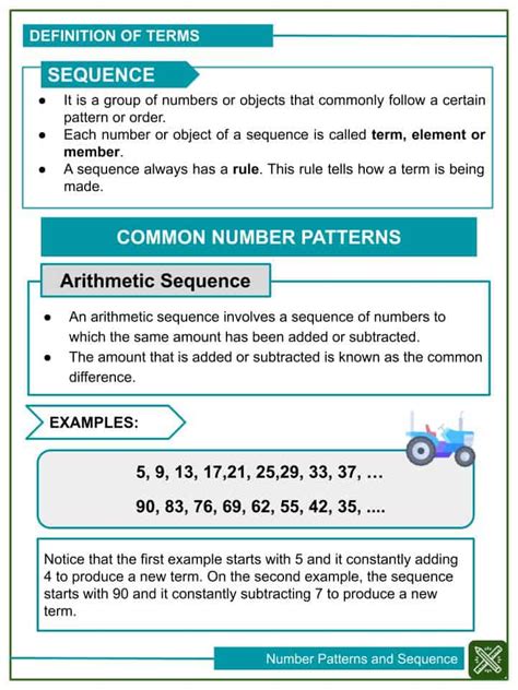 Number Patterns And Sequence 4th Grade Math Worksheets Helping With Math
