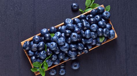 Desktop Wallpaper Blueberry Berries Fruits Hd Image Picture