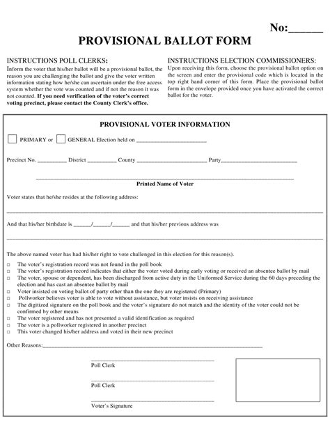 West Virginia Provisional Ballot Form Fill Out Sign Online And Download Pdf Templateroller