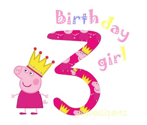 Girls 3rd Birthdayprincess Peppa Pig Tutu Dresspeppa Pig Etsy