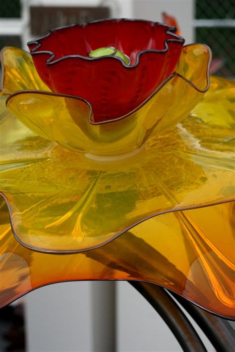 Flower Glass Art By Andrew Madvin Art City Austin Sheeshoo Flickr
