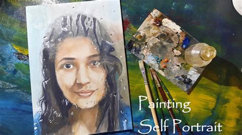 Oil Painting Self Portrait Timelapse Youtube