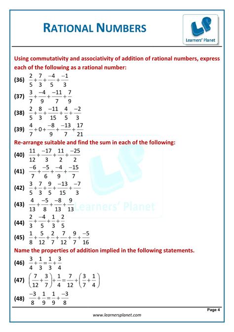 Interpret Rational Numbers Worksheet Grade 6 Pdf