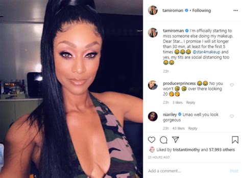 Youre Nuts Fans Cry From Laughter After Tami Roman Says Her Tits Are Social Distancing